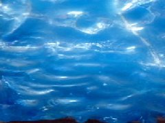 树脂工艺品：蓝蓝的海水模型