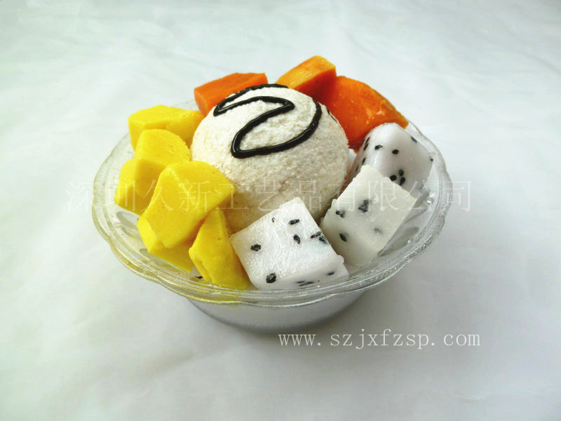 食品模型：香芋布丁食品模型