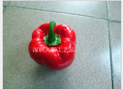 <b>样品菜 仿真彩色红灯椒模型</b>