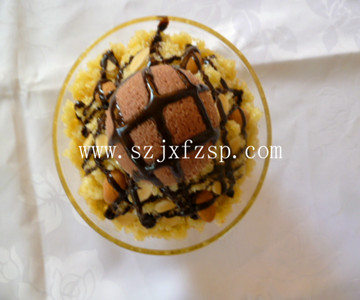 <b>样品菜冰点甜品模型 抹茶柠檬冰淇淋模型</b>