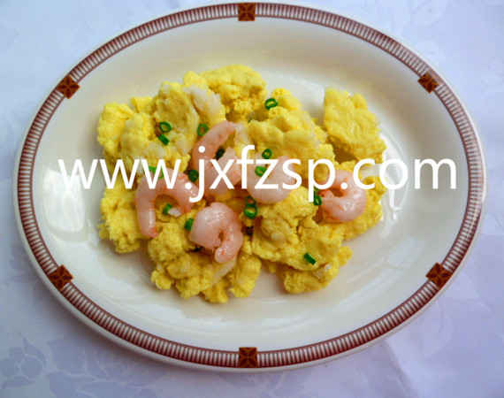 中餐仿真菜：鸡蛋炒虾仁