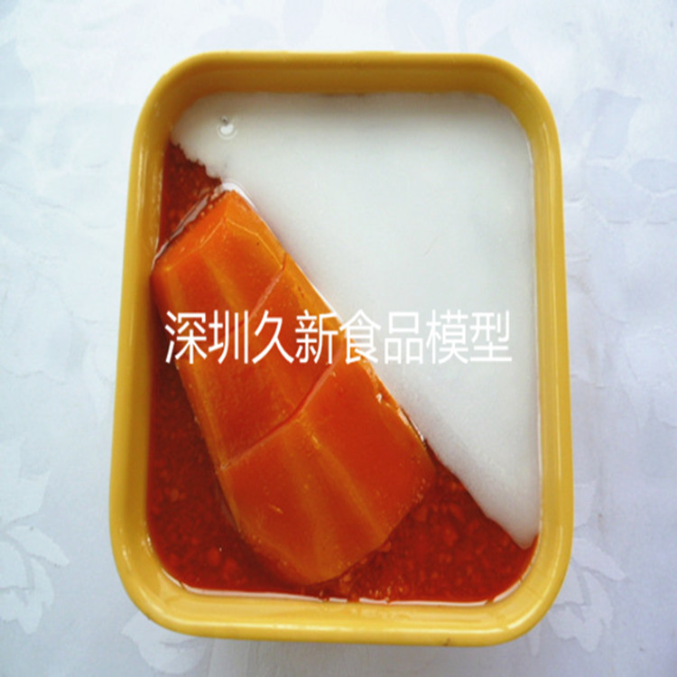 上海仿真甜品食品模型公司深圳久新：木瓜豆腐花特色招牌