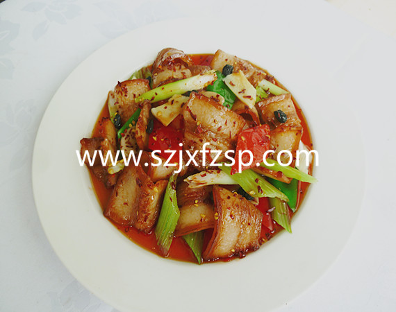 中式仿真菜：川式回锅肉模型