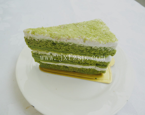 <b>食品模型：绿茶蛋糕食品模型</b>