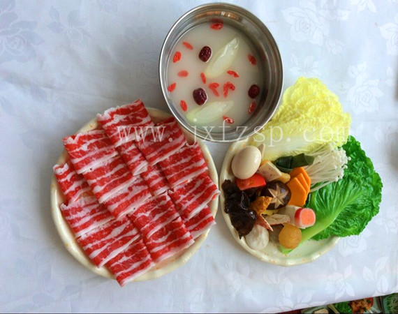 <b>仿真食品模型 肥牛火锅套餐仿真食品模型</b>