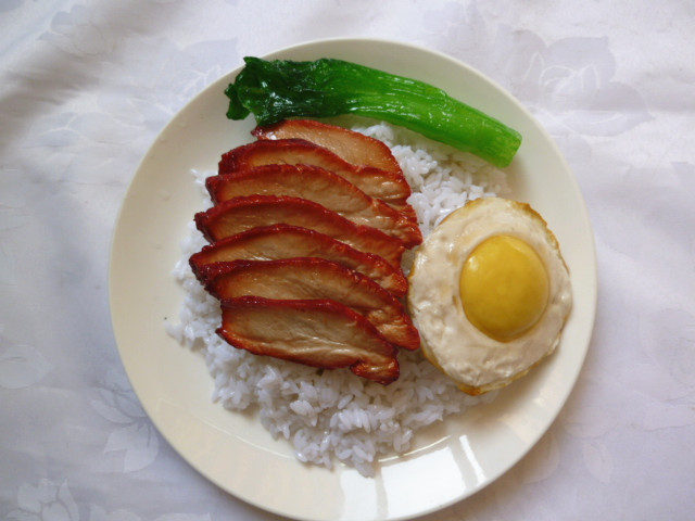 仿真食品模型 叉烧饭