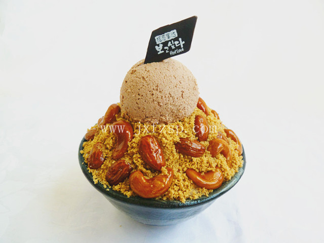 <b>雪冰食品模型 韩式坚果雪冰</b>