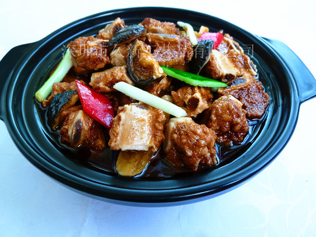 食品模型 排骨煲