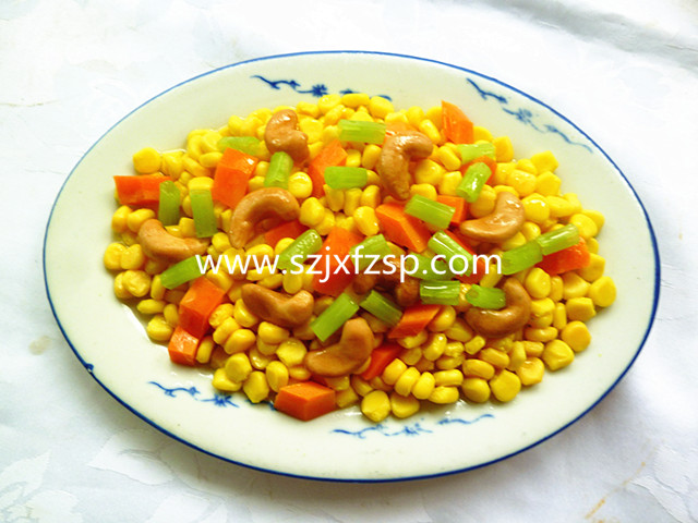 <b>仿真菜  腰果炒玉米</b>
