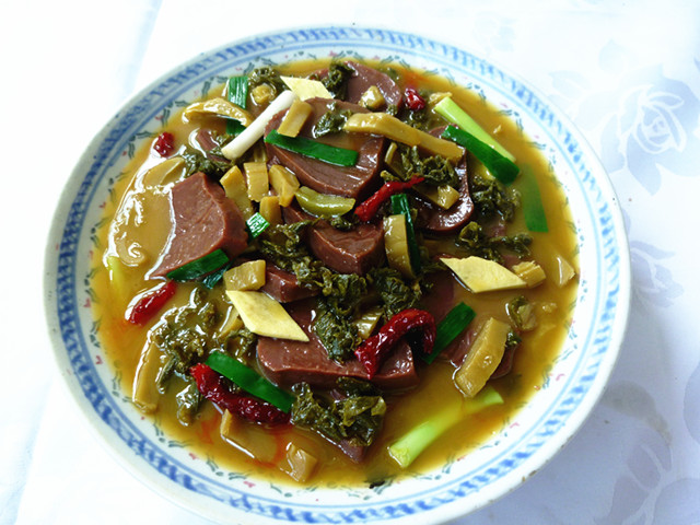 <b>大葐菜模 仿真毛血旺</b>