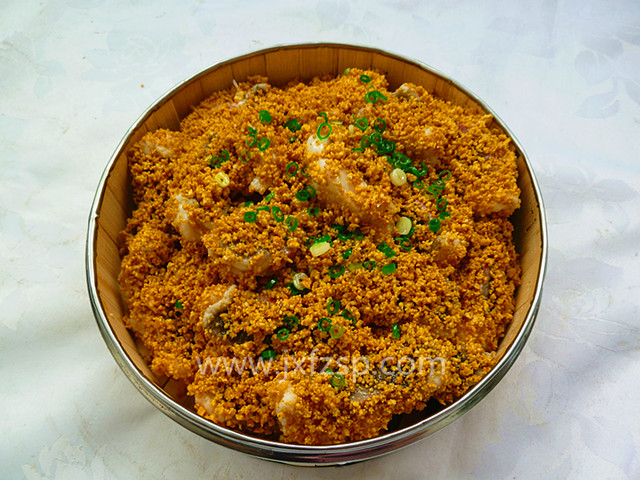 <b>食物仿真 仿真粉蒸鱼模型</b>