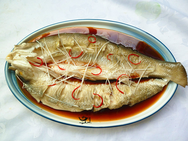 <b>食物仿真 干烧翘壳鱼模型</b>