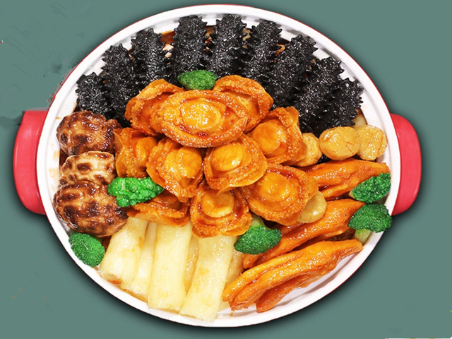 <b>食物仿真 海鲜大盆菜模型</b>