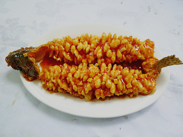 <b>样品菜 酸甜松子桂花鱼模型</b>