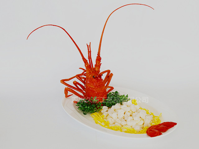 <b>假菜 菊花白肉藏龙模型</b>