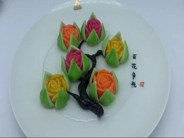 <b>食物模型 百花挣艳模型</b>