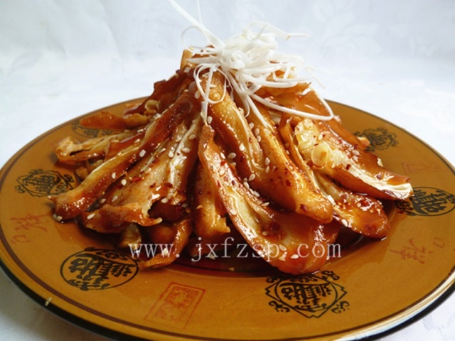 仿真菜凉拌猪耳朵模型