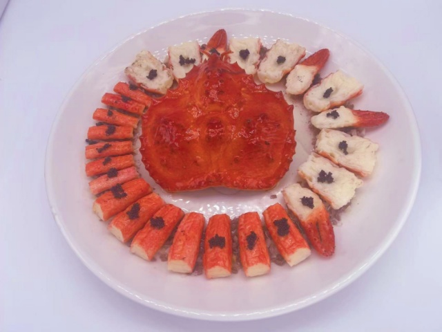 假菜秘制帝王蟹模型