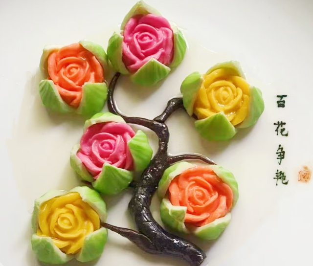 素菜包子食品模型