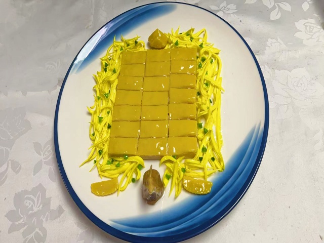 江南百花鸡食物模型