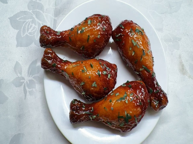 仿真烧烤模型 密制香草烤鸡腿模型