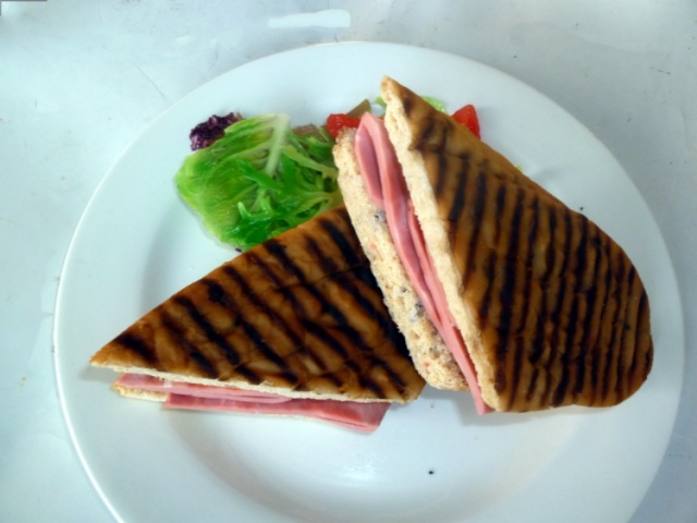 仿真面包模型帕尼尼食物模型